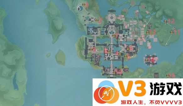 《诛仙世界》河阳城百景游观景点位置一览