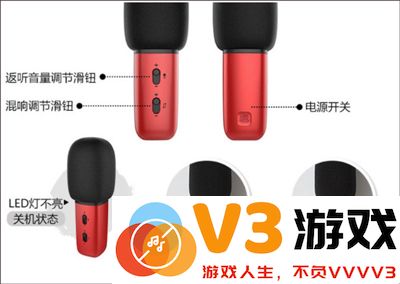 唱吧小巨蛋麦克风使用教程