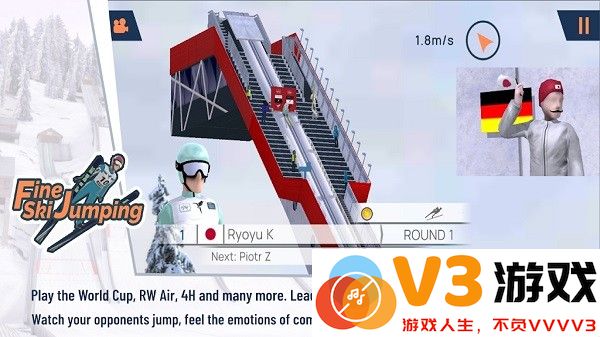 精细跳台滑雪游戏(fine ski jumping) v0.877 安卓版 1