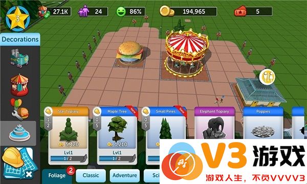 过山车大亨安卓破解版 v3.42.1 汉化版 3