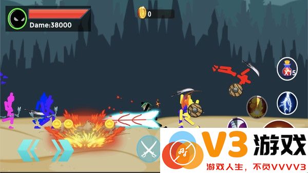 火柴人格斗传奇游戏 v1.2 官方安卓版 1