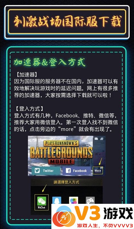 绝地求生刺激战场国际服登录教程