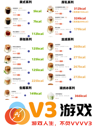 瑞幸咖啡热量表 瑞幸咖啡热量排行榜